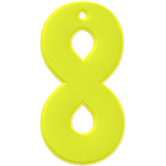 H 12 0626 reflector manufactured in Lithuania, Europe